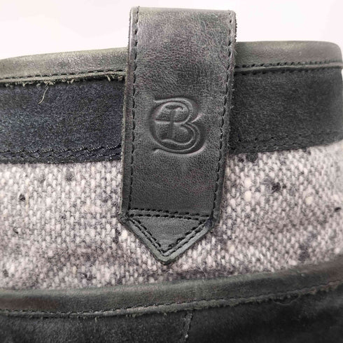 ランバンオンブルー LANVIN en Bleu スウェードレザー 切替 サイドジップ ブーツ メンズ JPN:25.5