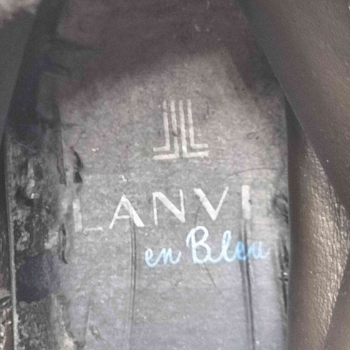 ランバンオンブルー LANVIN en Bleu スウェードレザー 切替 サイドジップ ブーツ メンズ JPN:25.5