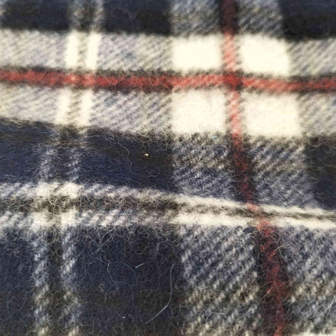 ニューヨーカー NEWYORKER pure cashmere カシミヤ100% チェックマフラー レディース