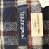 ニューヨーカー NEWYORKER pure cashmere カシミヤ100% チェックマフラー レディース
