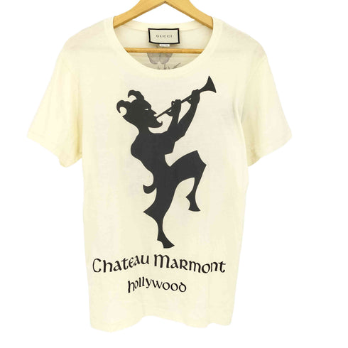 グッチ GUCCI 19ss Chateau Marmont cotton T-shirt シャトーマーモント Tシャツ メンズ import:XS