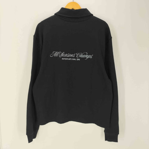 ザラ ZARA TEXT PRINT QUARTER-ZIP SWEATSHIRT ジッパー付きテキストスウェットシャツ メンズ import:M