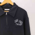 ザラ ZARA TEXT PRINT QUARTER-ZIP SWEATSHIRT ジッパー付きテキストスウェットシャツ メンズ import:M