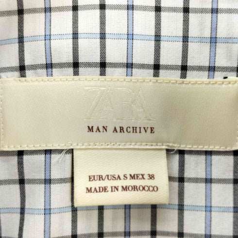 ザラ ZARA RELAXED FIT CHECK SHIRT リラックスフィット チェック シャツ メンズ import:S
