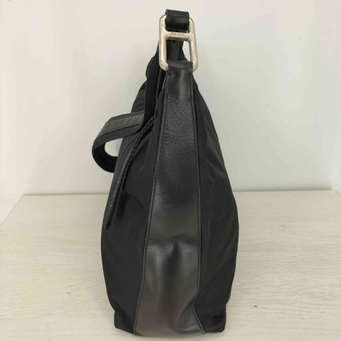 プラダ PRADA レザー切替 ナイロン ワンショルダーバッグ レディース