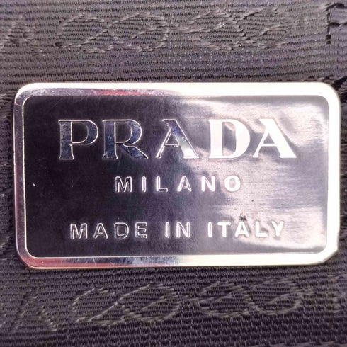 プラダ PRADA レザー切替 ナイロン ワンショルダーバッグ レディース