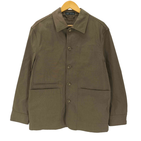 ザラ ZARA RELAXED FIT COTTON OVERSHIRT リラックスフィットコットンシャツジャケット メンズ import:S