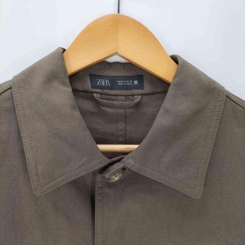 ザラ ZARA RELAXED FIT COTTON OVERSHIRT リラックスフィットコットンシャツジャケット メンズ import:S
