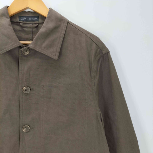 ザラ ZARA RELAXED FIT COTTON OVERSHIRT リラックスフィットコットンシャツジャケット メンズ import:S