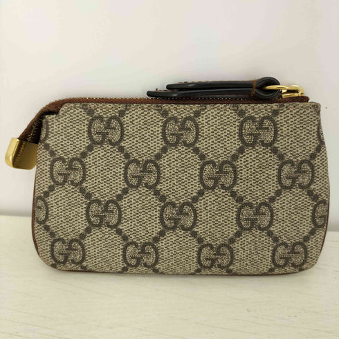 グッチ GUCCI GGスプリーム レザー キーリング付き コインケース レディース
