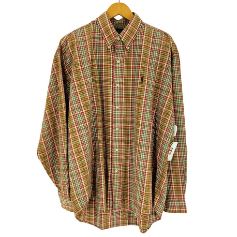 ラルフローレン RALPH LAUREN BLAIRE L/S ボタンダウンシャツ メンズ import:L