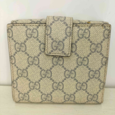 グッチ GUCCI GGキャンパス ダブルホック 2つ折り財布 レディース
