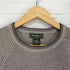 エディーバウアー Eddie Bauer リブ編みクルーネック L/S ニットセーター メンズ M