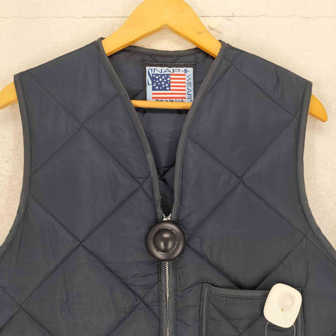 スナップンウェア SNAP N WEAR USA製 キルティングベスト メンズ import:M