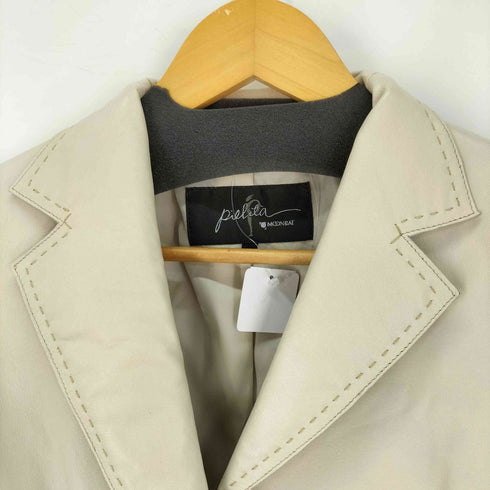 PIELITA by MOON BAT lamb leather レザーテーラードジャケット レディース JPN:9号