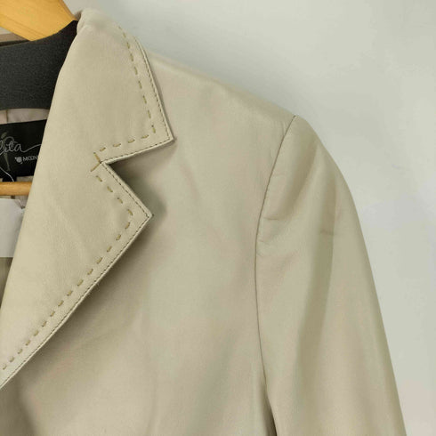PIELITA by MOON BAT lamb leather レザーテーラードジャケット レディース JPN:9号
