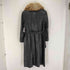 LANAP calf suede カーフスエード ファー レザー コート レディース JPN:11号