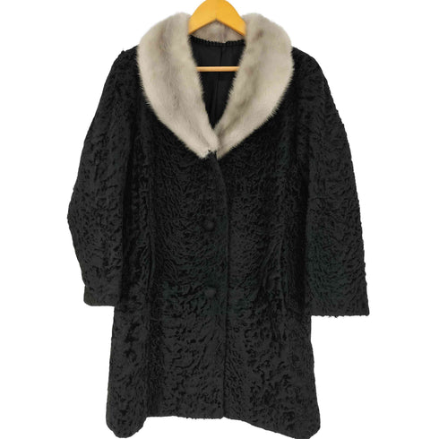 MOON BUT FUR アストラカン ロングコート レディース