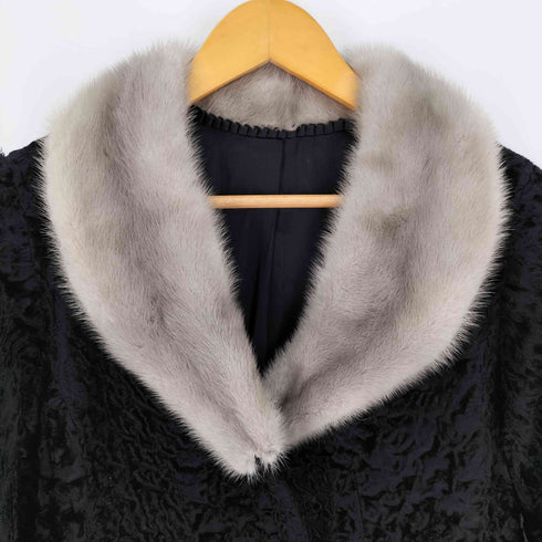 MOON BUT FUR アストラカン ロングコート レディース
