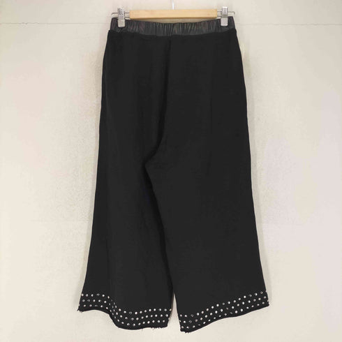 ディーゼル DIESEL 裾スタッズ スウェットワイドパンツ レディース JPN:S