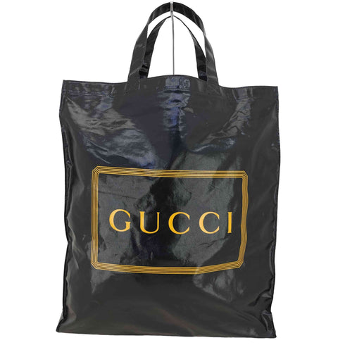 グッチ GUCCI ロゴ コーティング トートバッグ レディース