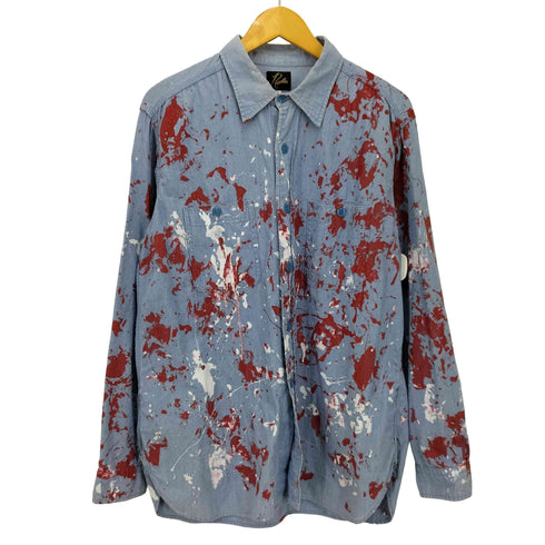 ニードルズ Needles Elbow Patched Work Shirt メンズ JPN:L