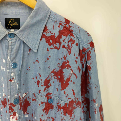 ニードルズ Needles Elbow Patched Work Shirt メンズ JPN:L
