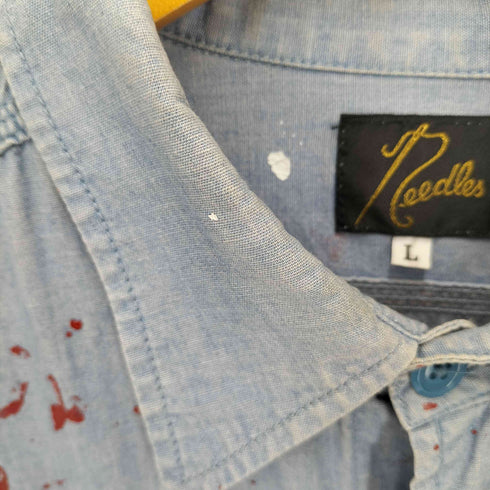 ニードルズ Needles Elbow Patched Work Shirt メンズ JPN:L