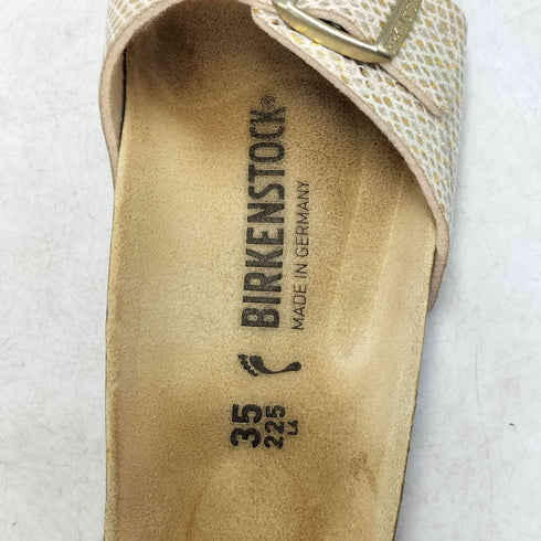 ビルケンシュトック BIRKENSTOCK 別注 SHINY PYTHON MADRID レディース EUR:35
