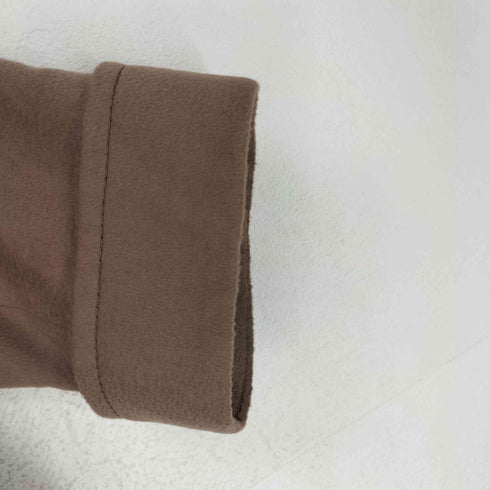 HARDY AMIES BOUTIQUE イタリア製 ファー付きウールロングコート レディース JPN:9号