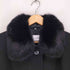 Burette Club ビューレクラブ cashmere blue fox fur カシミヤ混 ブルーフォックスファー ステンカラー コート レディース JPN:M