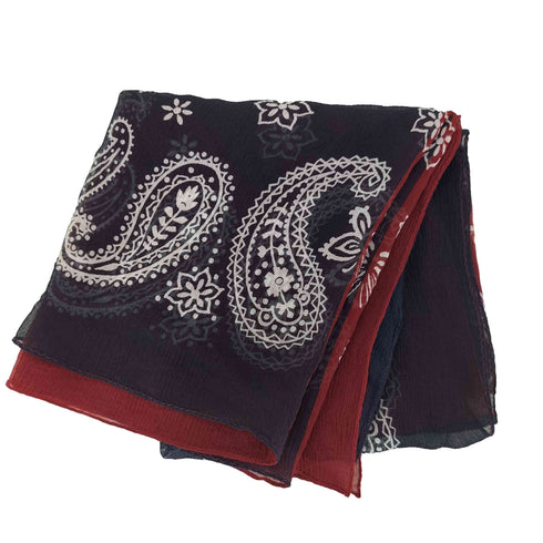 ニードルズ Needles 2 Tone Bandana Scarf Silk Crepe メンズ