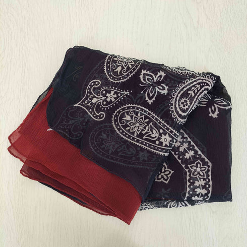 ニードルズ Needles 2 Tone Bandana Scarf Silk Crepe メンズ