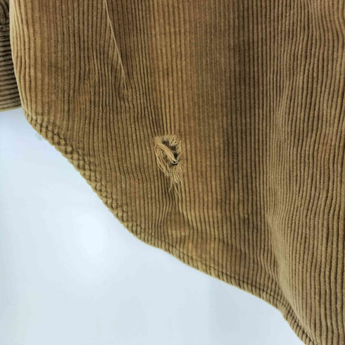 ローレンラルフローレン LAUREN RALPH LAUREN ハーフジップコーデュロイ シャツジャケット レディース M