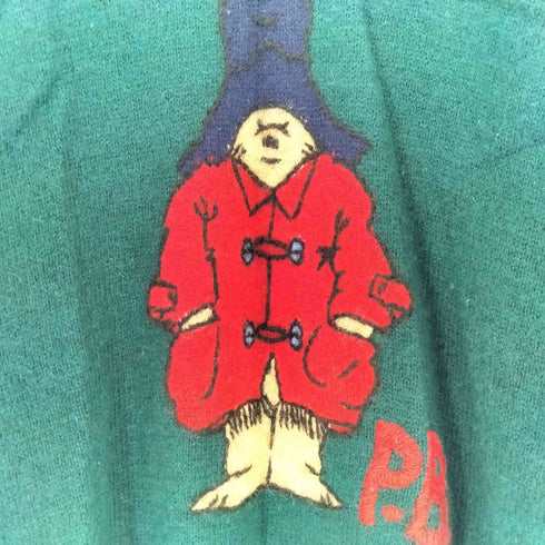PADDINGTON キャラクタープリントクルーネックニット メンズ L