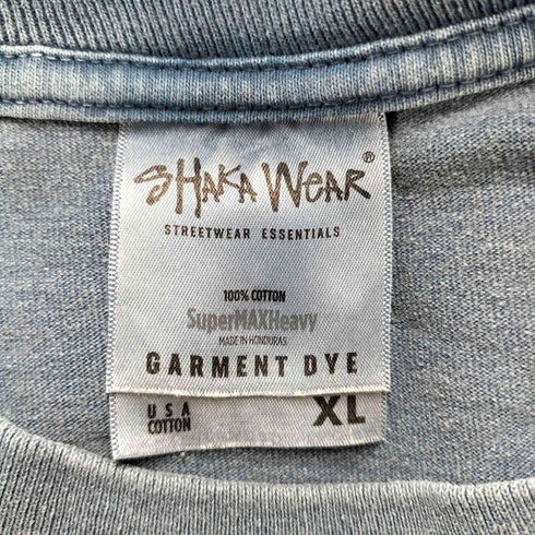 シャカウェアー SHAKA WEAR SUPER MAX HEAVY GARMENT DYE S/S Tシャツ メンズ XL