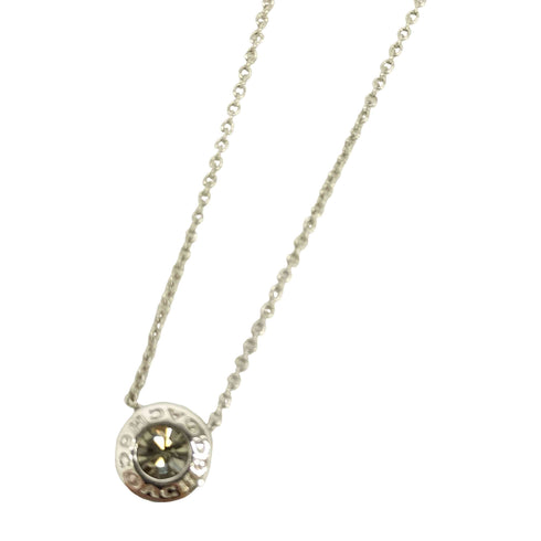 コーチ COACH OPEN CIRCLE STONE NECKLACE オープンサークル ストーン ネックレス レディース