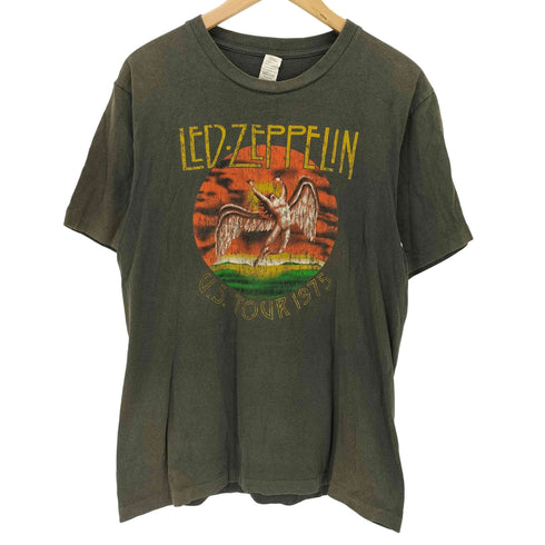 バンドプリントクルーネックTシャツ メンズ