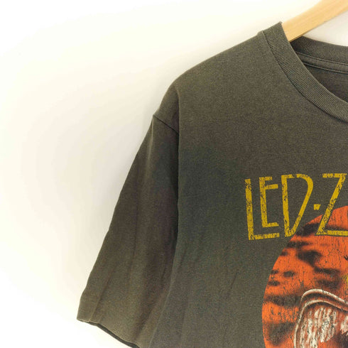 バンドプリントクルーネックTシャツ メンズ