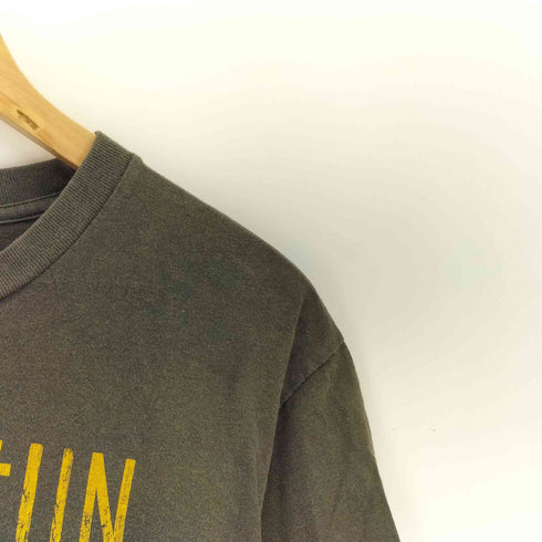 バンドプリントクルーネックTシャツ メンズ