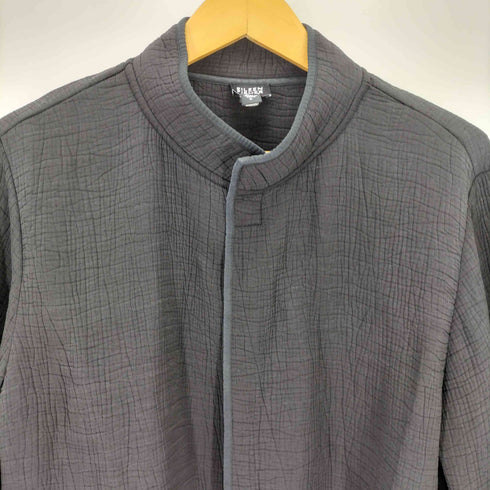 アイリーンフィッシャー eileen fisher レーヨンシルク スタンドカラージャケット メンズ import:L