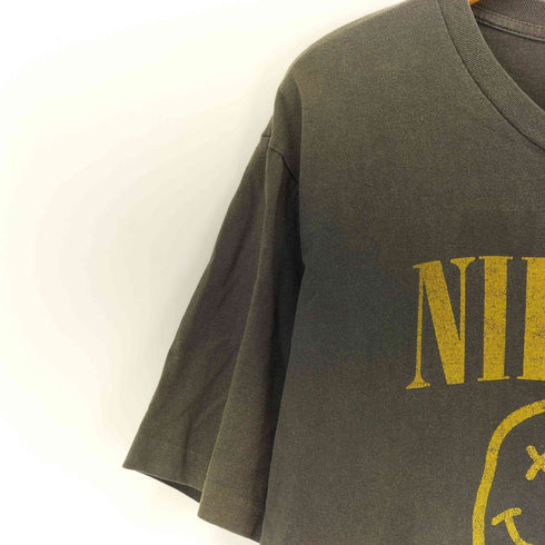 バンドプリントクルーネックTシャツ メンズ