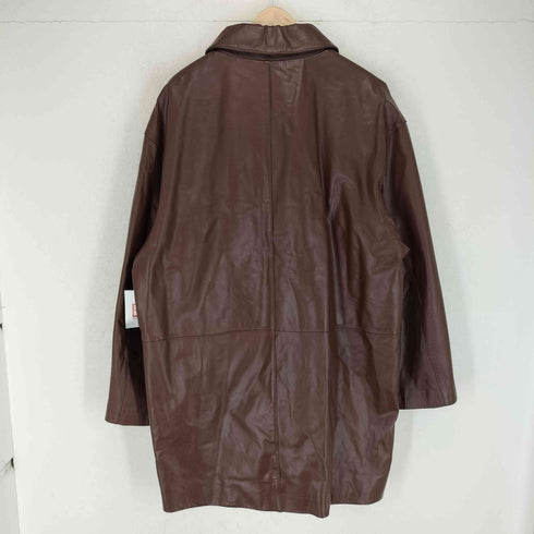 THE CASUAL horse hide 馬革 中綿レザージップアップジャケット メンズ JPN:XL