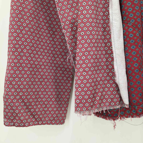 オールドパーク OLDPARK 変形 レイヤード ドッキング 総柄シャツ メンズ