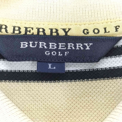 バーバリーゴルフ BURBERRY GOLF ノバチェック 半袖 ショートスリーブ ポロシャツ メンズ L