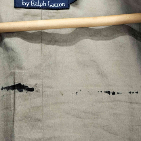 ポロバイラルフローレン Polo by RALPH LAUREN lamb skin ポニー刺繍 ジップ レザージャケット メンズ XL