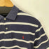 ポロバイラルフローレン Polo by RALPH LAUREN スモールポニー刺繍ボーダーポロシャツ メンズ S