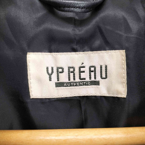 YPREAU lamb leather 比翼レザージャケット レディース JPN:11号