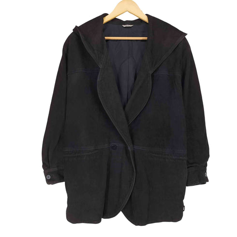 P-4 lamb leather フーデッドレザージャケット レディース JPN:2