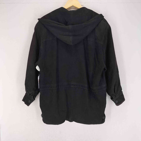 P-4 lamb leather フーデッドレザージャケット レディース JPN:2
